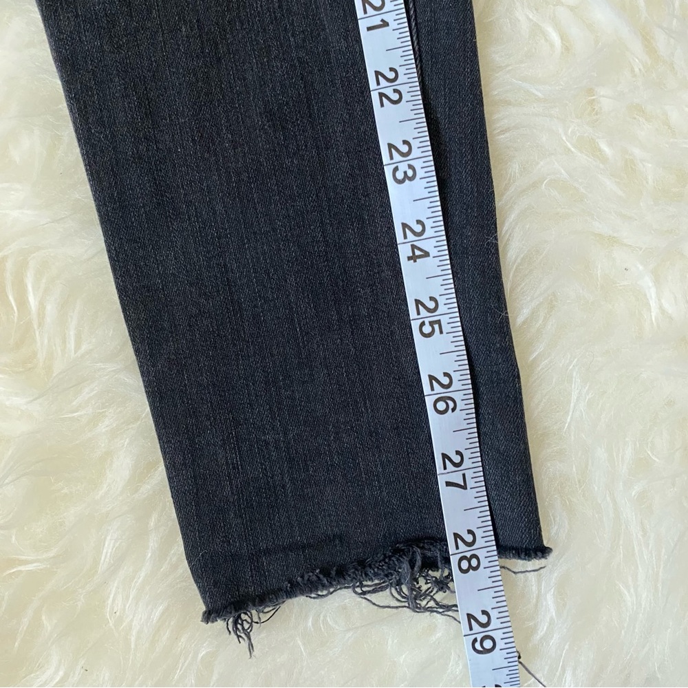 Madewell 9” high-rise skinny jeans in Black Sea, size 25 - Picture 8 of 11